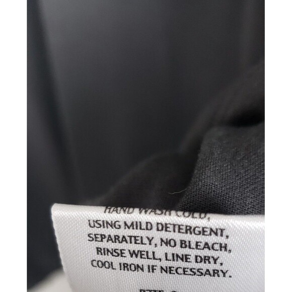 Eileen Fisher Shirt Top M Gray Tencel Cashmere 3/4 Sleeve V-Neck Ruched Casual - Picture 6 of 9